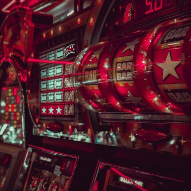 close-up photography of lucky arcade with Bar, Bar, and Star